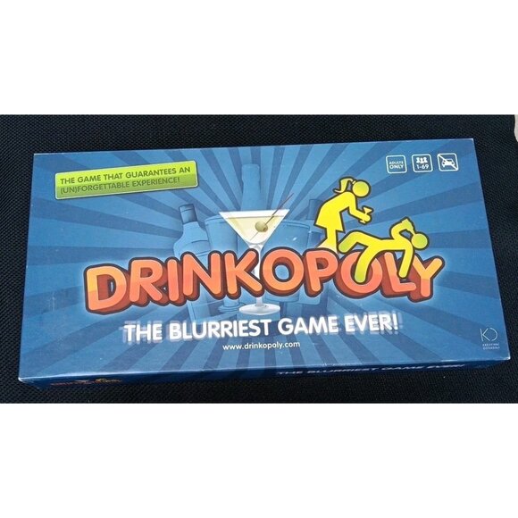 Drinkopoly The Blurriest Game Ever! Adults Only! zthe Blurriest Game Ever - Picture 1 of 14
